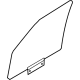 Ford F7UZ-1521410-A Door Glass, Front Passenger Side