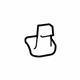 Ford FL1Z-7829024-AB Coat Hook