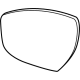 Ford SL1Z-17K707-A Glass Assembly - Rear View Outer Mirror