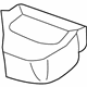 Ford AE6Z-7863804-CC Seat Cover, Rear Passenger Side