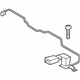 Ford KB3Z-2160044-AB Buckle, Rear Passenger Side