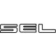 Ford LJ6Z-9942528-B Nameplate, Rear Ford LJ6Z-9942528-B Nameplate, Rear