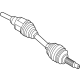 Ford LX6Z-3B437-E Axle Assembly, Front Driver Side Ford LX6Z-3B437-E Axle Assembly, Front Driver Side