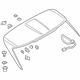 Ford KA1Z-5844210-AA Spoiler, Rear Ford KA1Z-5844210-AA Spoiler, Rear