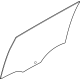 Ford N1WZ-6025712-F Glass - Rear Door