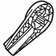 Ford F1EZ-5862622-AB Adjust Handle, Front Passenger Side Ford F1EZ-5862622-AB Adjust Handle, Front Passenger Side