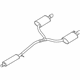 Ford DG1Z-5230-D Muffler & Pipe, Front Ford DG1Z-5230-D Muffler & Pipe, Front