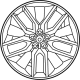 Ford FT4Z-1007-H Wheel, Alloy