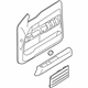 Ford CL3Z-1823942-BA Door Trim Panel, Charcoal/Gray, Front Inner Passenger Side