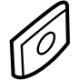 Ford M2DZ-16018-A Fender Extension, Front Ford M2DZ-16018-A Fender Extension, Front