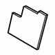 Ford FL3Z-1666878-A Pad, Rear Passenger Side Ford FL3Z-1666878-A Pad, Rear Passenger Side