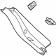 Ford CV6Z-5842906-AA Side Trim, Rear Passenger Side Ford CV6Z-5842906-AA Side Trim, Rear Passenger Side