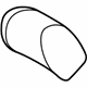 Ford BC3Z-25610A62-AA Headrest Cover, Steel Gray, Front Outer