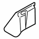 Ford CJ5Z-7861748-AK Track Cover, Charcoal, Front Passenger Side