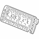 Ford 1L2Z-78613A38-AA Seat Frame, Rear Ford 1L2Z-78613A38-AA Seat Frame, Rear