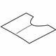 Ford KT4Z-58500A18-A Sunroof Glass, Rear