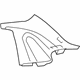 Ford 5S4Z-5452019-ABA Roof Trim, Rear Lower Driver Side