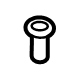 Ford -W700525-S450 End Cap Nut, Front Ford -W700525-S450 End Cap Nut, Front