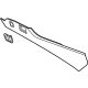 Ford FA1Z-5804608-AL Side Trim Panel, Sandstone, Passenger Side