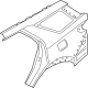 Ford NC5Z-78278A93-A Quarter Panel Assy, Rear Outer Driver Side Ford NC5Z-78278A93-A Quarter Panel Assy, Rear Outer Driver Side