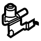 Ford L1MZ-18495-A Water Valve Ford L1MZ-18495-A Water Valve