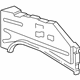 Ford F7UZ-16154-AE Apron Reinforcement, Passenger Side