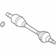 Ford CA8Z-3B437-D Axle Assembly, Front Driver Side Ford CA8Z-3B437-D Axle Assembly, Front Driver Side