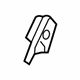 Ford JL1Z-78666B10-AA Outer Cover, Rear Passenger Side