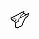 Ford BB5Z-7863388-AA Center Support, Charcoal Ford BB5Z-7863388-AA Center Support, Charcoal