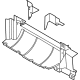 Ford LC3Z-17B968-A Air Deflector Ford LC3Z-17B968-A Air Deflector