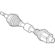 Ford PZ1Z-3B437-A Shaft - Front Axle