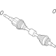 Ford PZ1Z-3B436-B Shaft - Front Axle