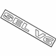Ford 6E5Z-5442528-E Nameplate, Rear Ford 6E5Z-5442528-E Nameplate, Rear
