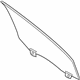 Ford FT4Z-5821410-A Door Glass, Front Passenger Side Ford FT4Z-5821410-A Door Glass, Front Passenger Side