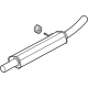Ford LX6Z-5230-R Muffler, Front Ford LX6Z-5230-R Muffler, Front