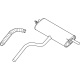 Ford LX6Z-5A289-BB Rear Muffler Ford LX6Z-5A289-BB Rear Muffler