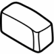 Ford ML3Z-18501A05-KG Headrest Cover, Driver Side