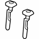Ford CU5Z-96610A16-BP Headrest Guide, Tan, Rear Ford CU5Z-96610A16-BP Headrest Guide, Tan, Rear