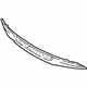 Ford MR3Z-17K945-AA Lower Grille, Gloss Black, Front