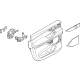 Ford SL7Z-4027411-AA Panel - Door Trim - Upper Ford SL7Z-4027411-AA Panel - Door Trim - Upper