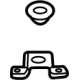 Ford JL3Z-9647-B Intake Tube Bracket Ford JL3Z-9647-B Intake Tube Bracket