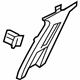 Ford D2BZ-5424356-AB Upper Center Pillar Trim, Inner Passenger Side