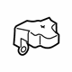 Ford 8G1Z-14277-A Battery Tray Protector Ford 8G1Z-14277-A Battery Tray Protector