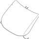 Ford DT1Z-5403100-AB Windshield, Front Ford DT1Z-5403100-AB Windshield, Front