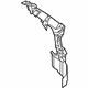 Ford BB5Z-7845114-B Gutter, Rear Passenger Side Ford BB5Z-7845114-B Gutter, Rear Passenger Side