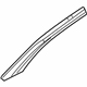 Ford 6H6Z-5403599-CAA Windshield Pillar Trim, Charcoal, Driver Side