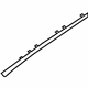 Ford 8A5Z-54239A01-AA Chrome Strip, Driver Side Ford 8A5Z-54239A01-AA Chrome Strip, Driver Side