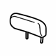 Ford GD9Z-54611A08-HM Headrest, Driver Side