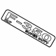 Ford 8C3Z-16720-G Nameplate, Front Ford 8C3Z-16720-G Nameplate, Front