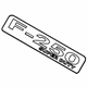 Ford 8C3Z-16720-D Nameplate, Front Ford 8C3Z-16720-D Nameplate, Front